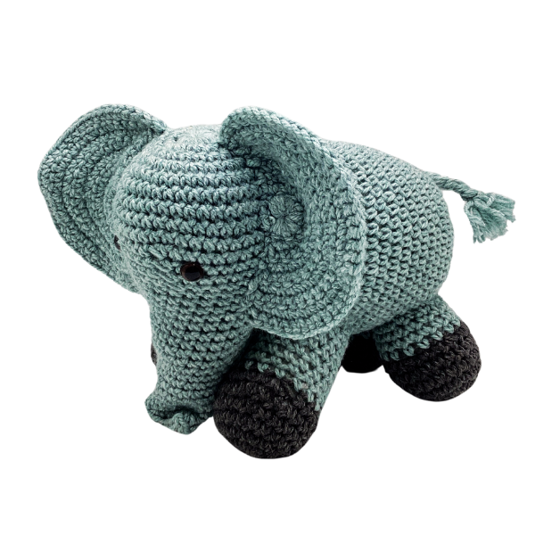 Elephant - Hand-Knitted Animal Toy