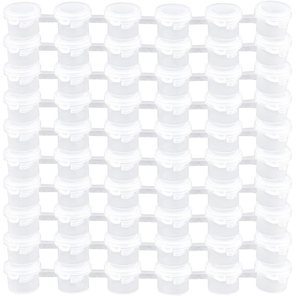 10 Strips 60 Pots Empty Paint Pots Painting Supplies For Classroom