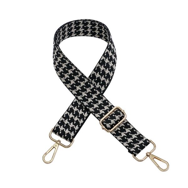 SoGood-Candy - Bag Strap - Houndstooth - Black &amp; Beige