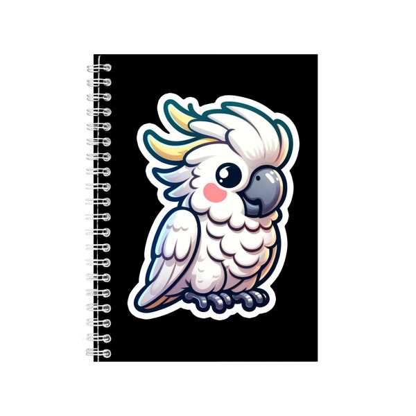 Cockatoo Gift Idea A5 notebook notepad sticker 322