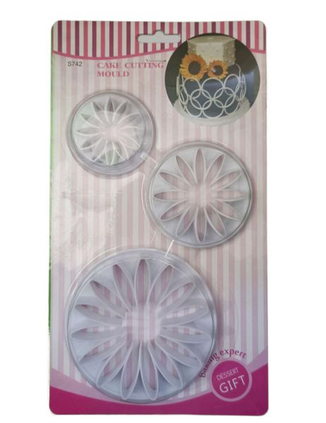 FMM Cutter Cup Cake Circle Daisy Cutting Tool Fondant Sugar Icing Decor