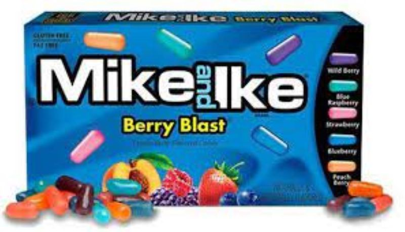 2x Mike and ike Berry Blast Video Boxes