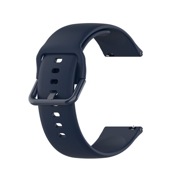 Silicone Strap Compatible with Fitbit Versa/Versa 2-Navy Blue