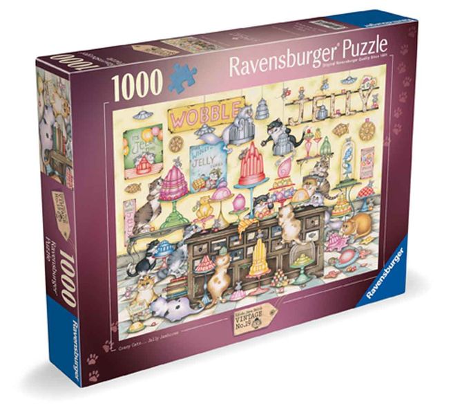 Ravensburger Puzzle Crazy Cats the Jelly Shop - 1000 Piece