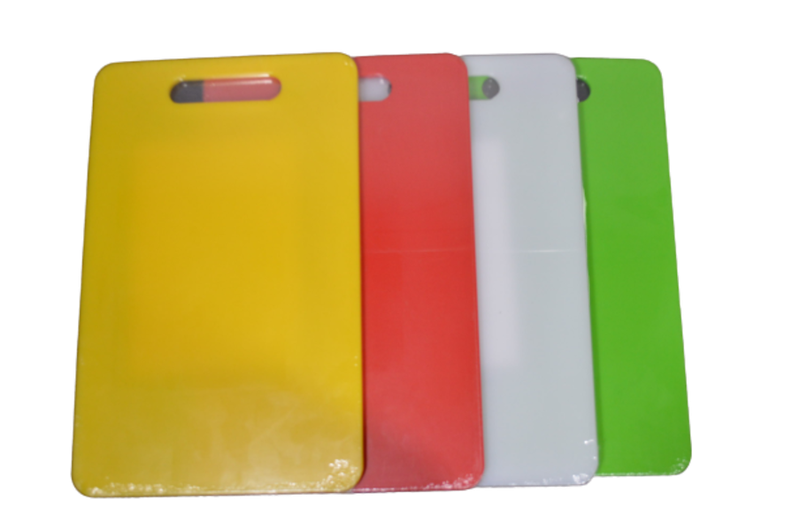 Chopping Board 4 Piece set 37 x 23x 1cm Plastic Assorted Colours