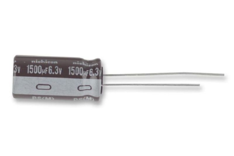 Nichicon (UPS1V222MHD) Electrolytic Capacitor, Miniature, 2200 µF, 35 V