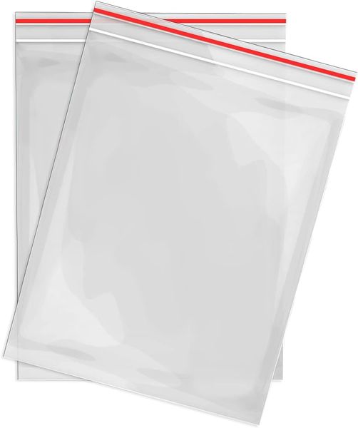 Zip Lock Bags - 40 Microns - 100 Pieces - 150mm - L x 250mm - W