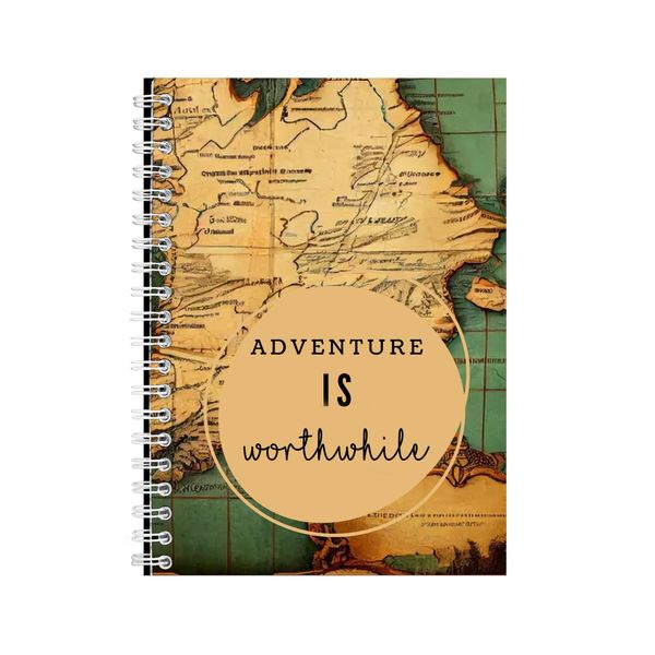 Worthwhile A5 Notebook Spiral and Lined Travel Graphic Notepad Present 103