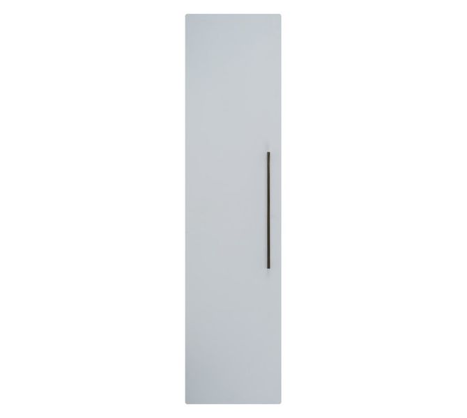 1 Door Tall Boy Drawer - Matt Grey orwhite