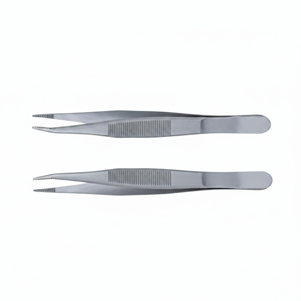 Force 9-Inch Stainless Steel Straight Tweezers for Medical and - 2 Pack