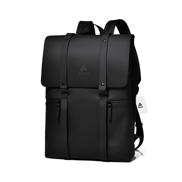 Topika Travel Laptop Backpack for Men Women, Work &amp; College Black Backpack