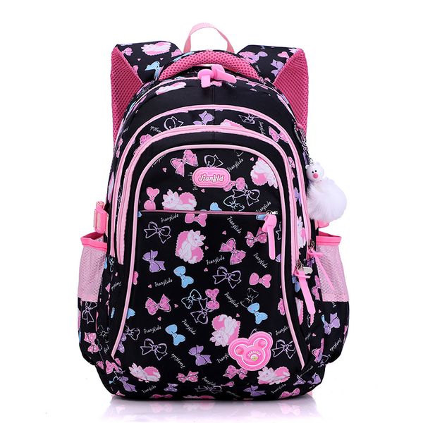 3PCS School Backpack for Girls, Kids Bookbags Set Primary Girls Students