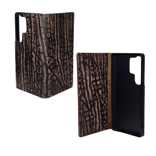 Croska Wildari Rugged Buffalo Flip Case Compatible with Samsung S26 Series