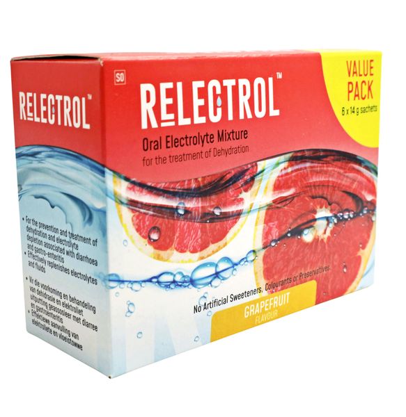 Relectrol - Electrolyte Mixture Grapefruit 14g X 6 Sachets