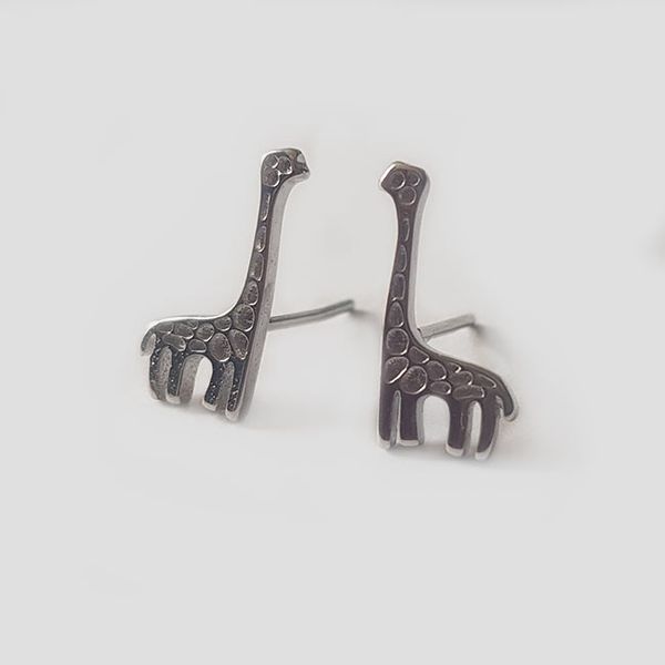 Simple Giraffe Stud Earrings
