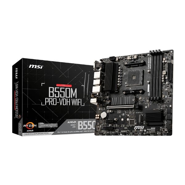 MSI PRO AMD Ryzen 3000 DDR4 Motherboard - Black