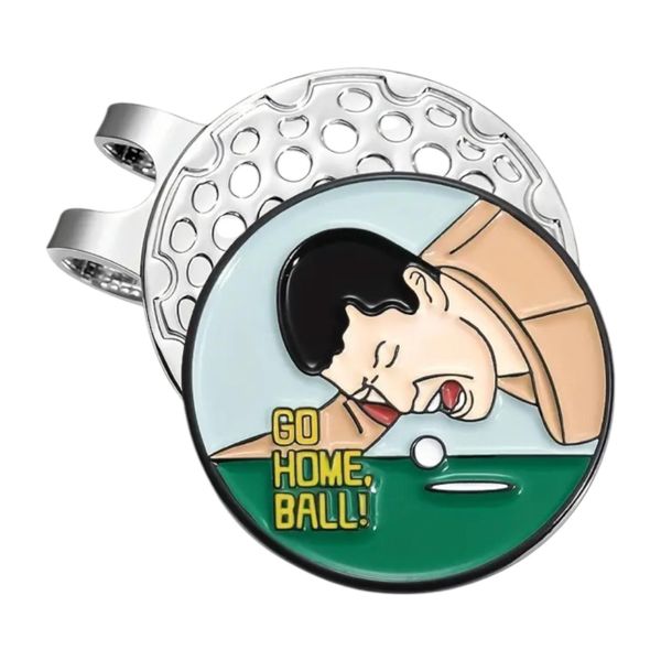 Magnetic Golf Hat Clip &amp; Removable Ball Marker - Go Home Ball