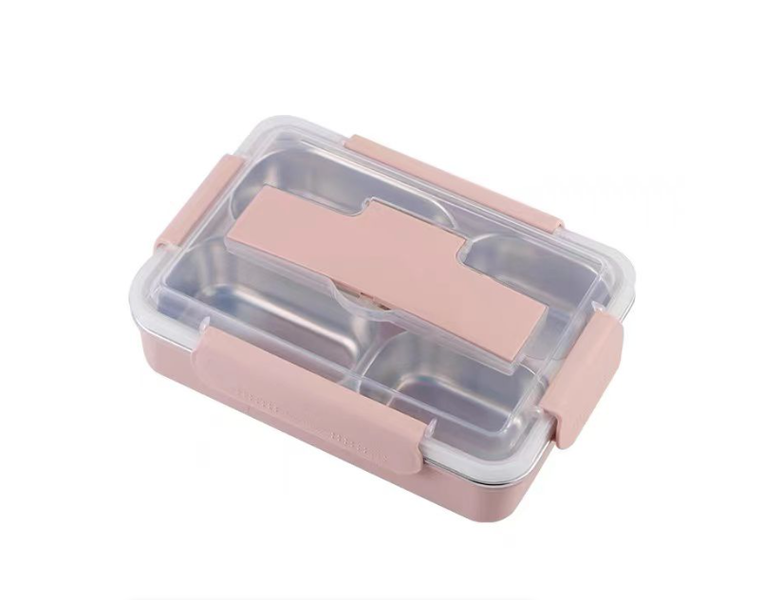 4 in 1 Stainless Steel Insulated Thermal Lunch Box