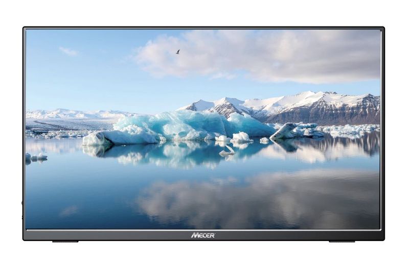 Mecer 15.6" Full HD 16 x 9 TFT Touch USB Type-C Portable Monitor – Black