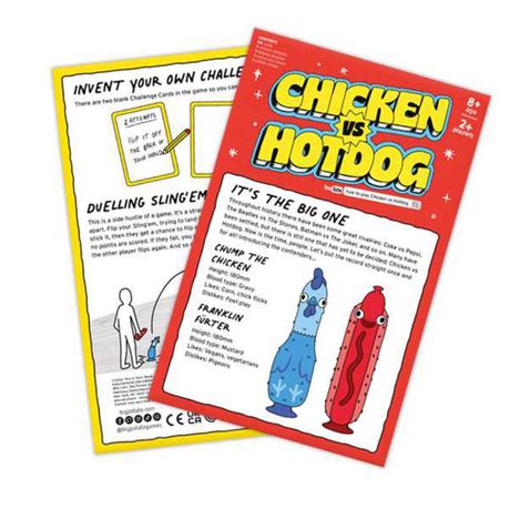 BIG POTATO Chicken vs. Hot Dog Card Game Family Action Game, NIB