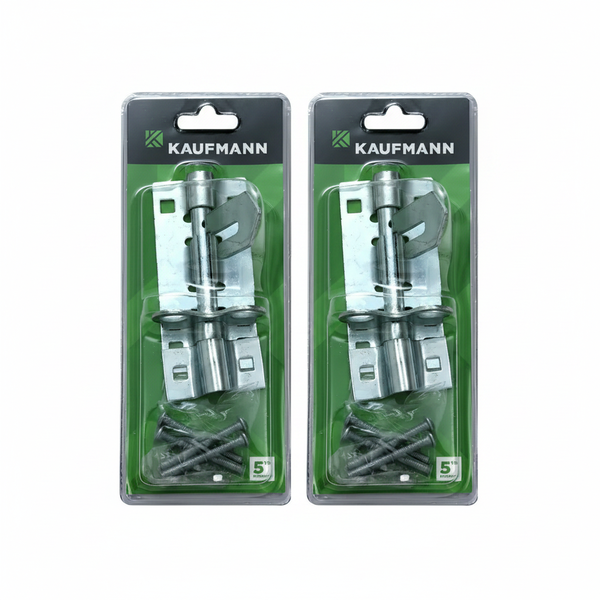 Kaufmann 100mm Galvanized Pad Bolt with Screws - 2 Pack