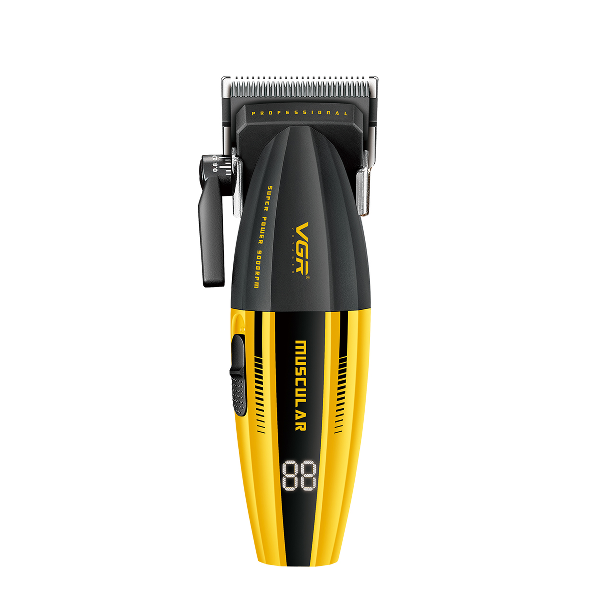 VGR 9000RPM High-Speed Professional Hair Clipper - Bumblebee