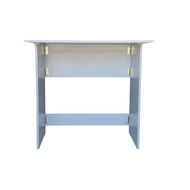 Flip n Flat Folding Portable Desk 80x50cm - Grey Whisper