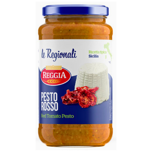 Reggia Italian Pesto Rosso - 190g - Sundried Tomato, Basil and Oil