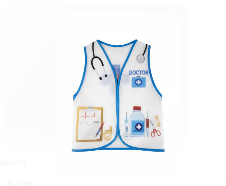 Crazy Party - Dress Up Doctor Vest Costume x 2