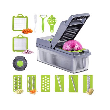 14pcs Multi-functional Shredder For Fruits&vegetables, Potato Slicer &  Dicer Kitchen Tool Set