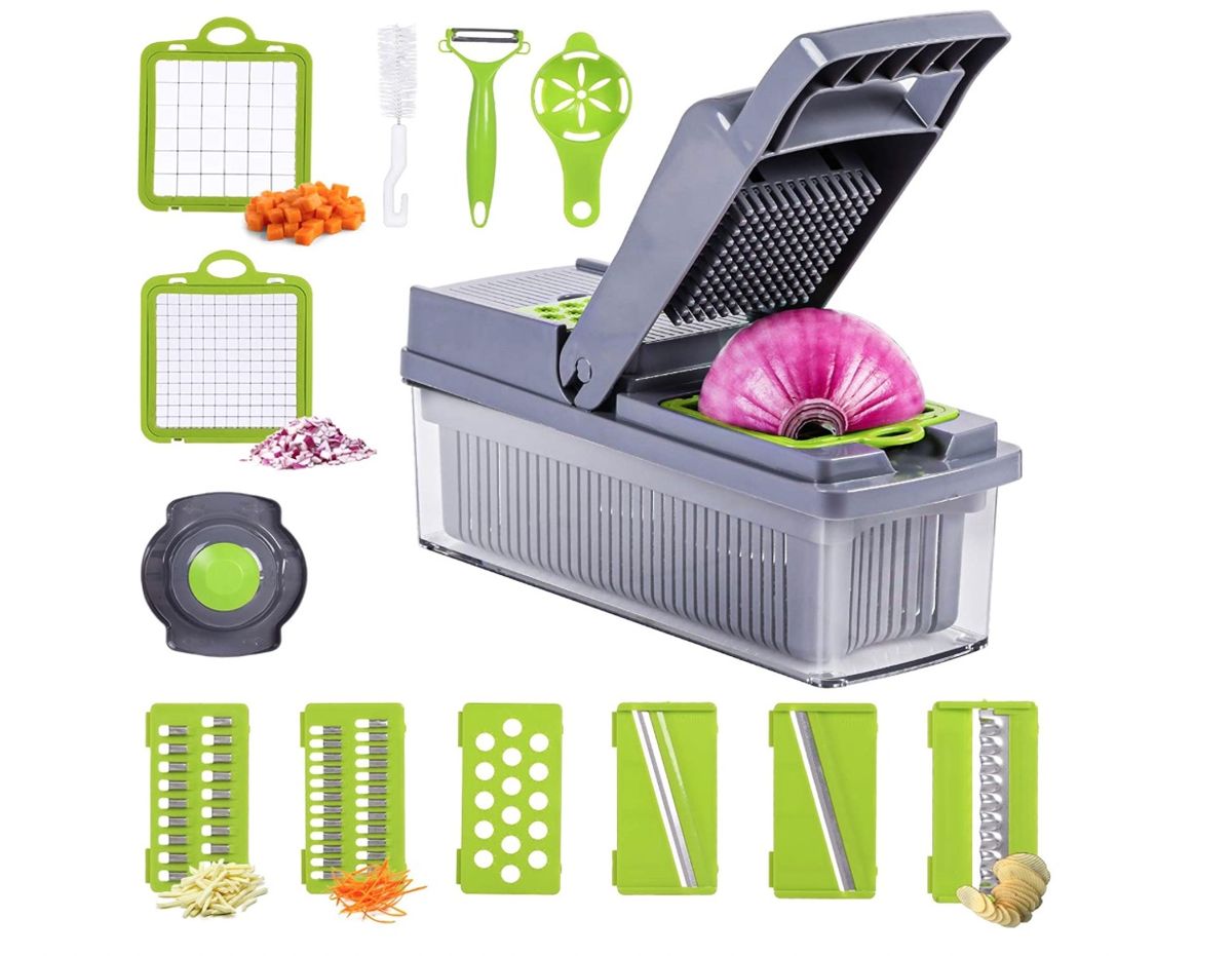 14 Piece Multifunctional Vegetable Slicer