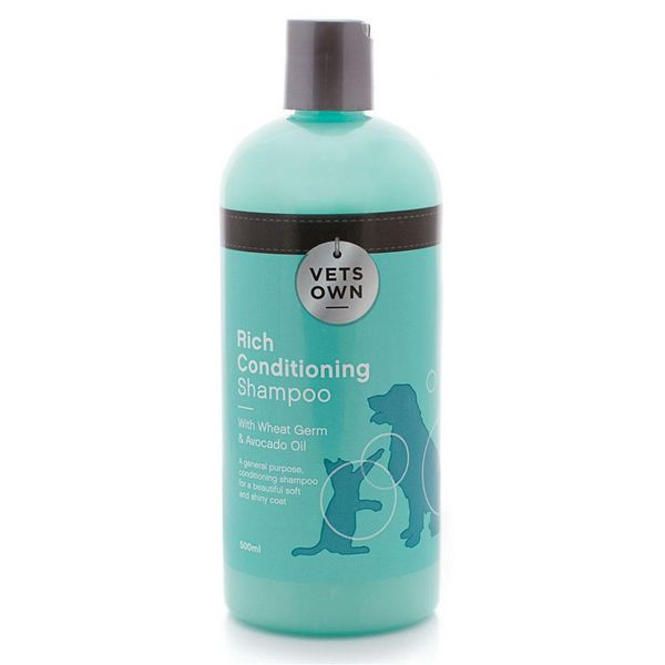Vets Own Rich Conditioning Shampoo with Wheatgerm &amp; Avocado Oil 500ml