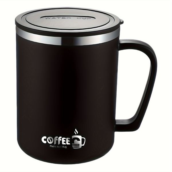 Leak-Proof Insulated Stainless Steel Coffee Mug with Lid - Sealable
