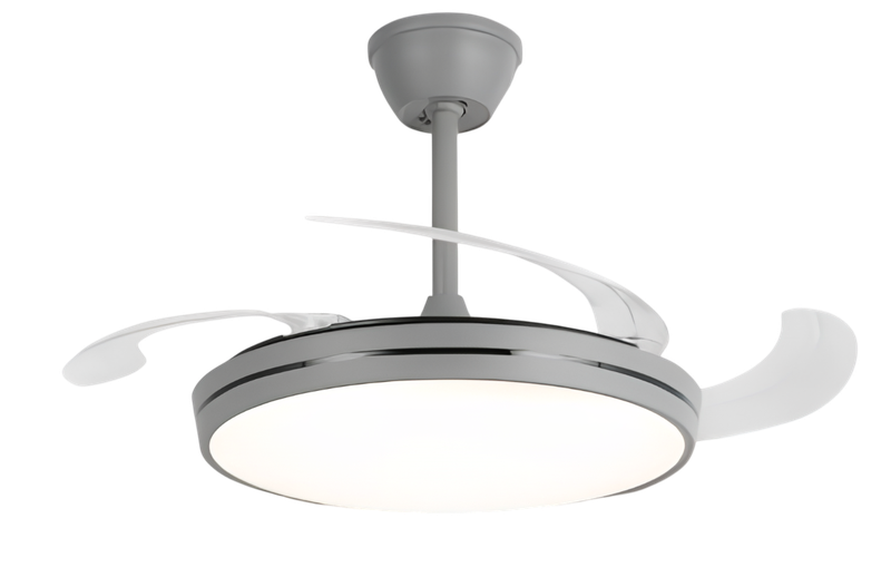 electrolite - 48" Grey Ceiling Fan with Lights 8989G - EMS