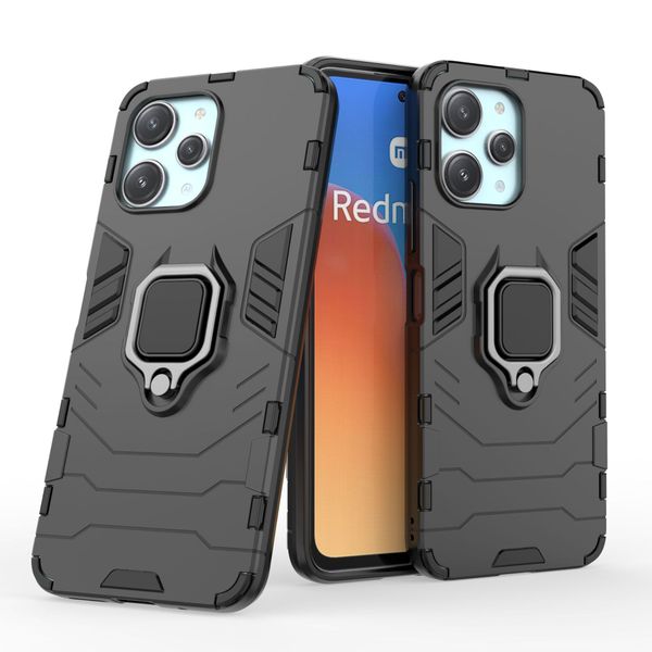 Phone Case Compatible with Redmi 12 4G Shockproof Bumper Cover