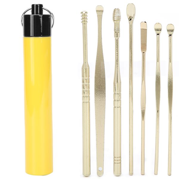 Stainless Steel Earwax Remover Set Gold