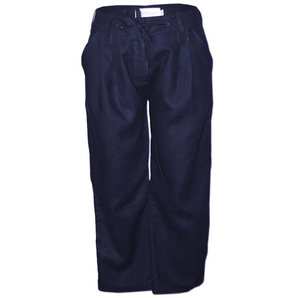 Nucleus - Stroke Pants in Navy Linen
