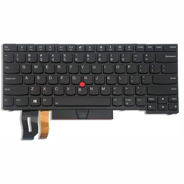 Replacement Keyboard for Lenovo ThinkPad T480s T490 E480 E490 L480- Backlit