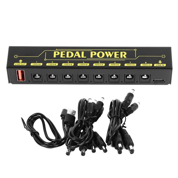 8-Way Isolated Pedal Power Supply - Low Noise &amp; Overload Protection