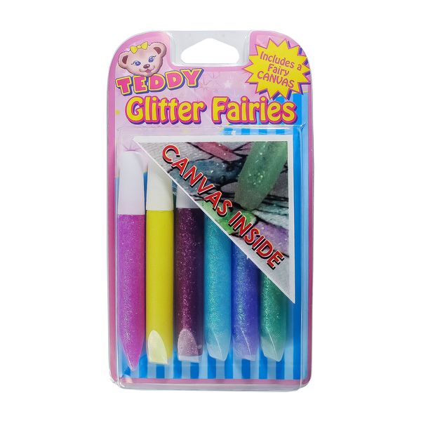Dala Miss Teddy Glitter Fairies With Canvas
