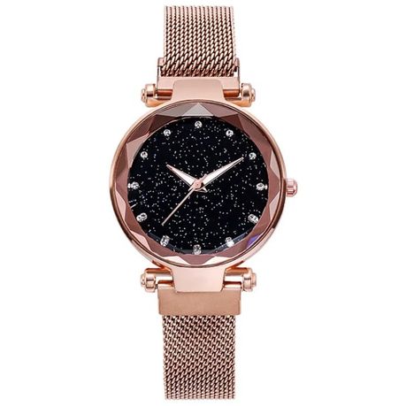 Ladies Wrist Watch with Dial Women's Watch, Mesh Band Magnetic strap Image