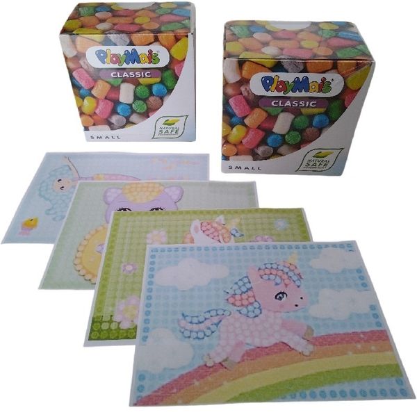 Paint By Number/Colour With Non-Toxic Moldable Puffs Craft Set - Fantasy