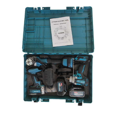 BANDI スペシャルグリッターセット Ⅳ　2点 3 in 1 Cordless Power Combo Kit Impact Wrench Electric Drill Angel