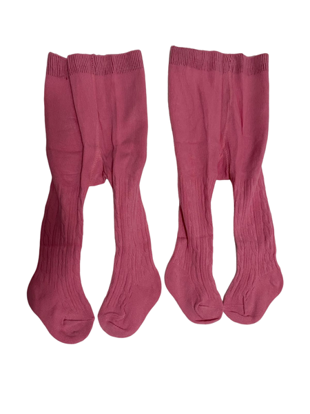 Girls Ballet Winter Cable KnittedTights (2 pack)