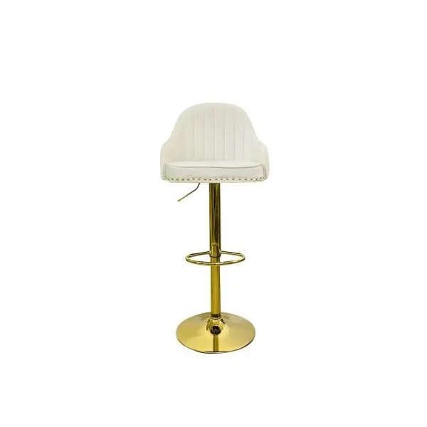 Bar stool with Gold Frame & Velvet Seat Buy Online in South Africa