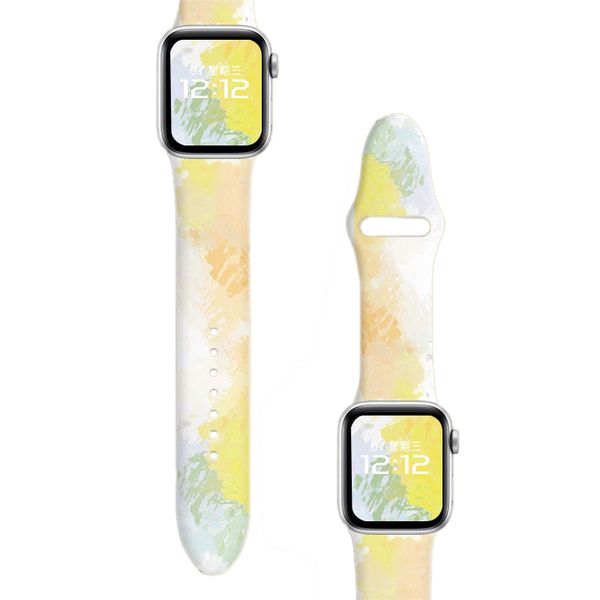 Watch Band Silicone Watch Strap for Iwatch 7 Series Maple Color 38/40/41MM