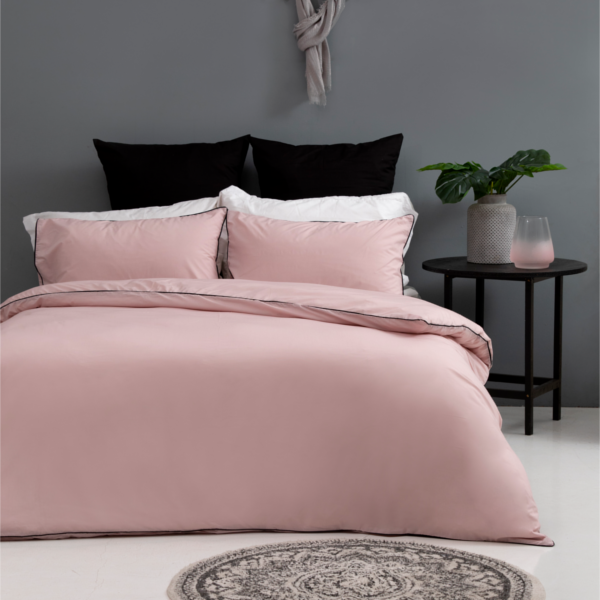 blush duvet cover single