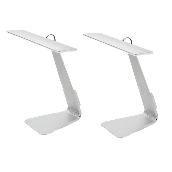 Energy Saving LED USB Rechargeable Reading Table Lamps - Set of 2