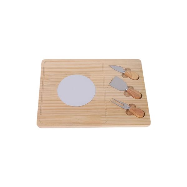 38.8 x 28.8cm Bamboo Cheese Serving And Cutting Board 425780
