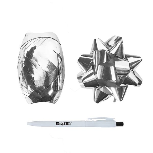 Eye Catching Tinsel Gift Ribbon And Gift Ribbon Egg With ReVibe Pen